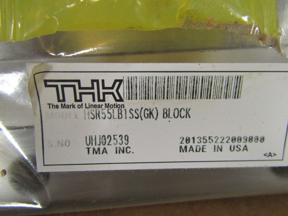 👀 NEW THK INTERCHANGEABLE LINEAR GUIDE BALL CARRIAGE BLOCK HSR55LC1SS(GK)