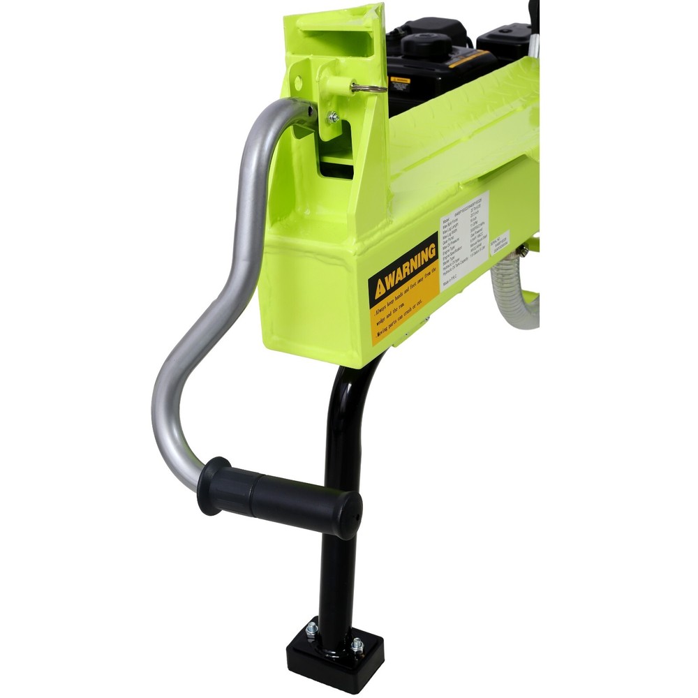 Log Splitter Portable 20 Ton Auto Return Ram System 7HP Engine, Green