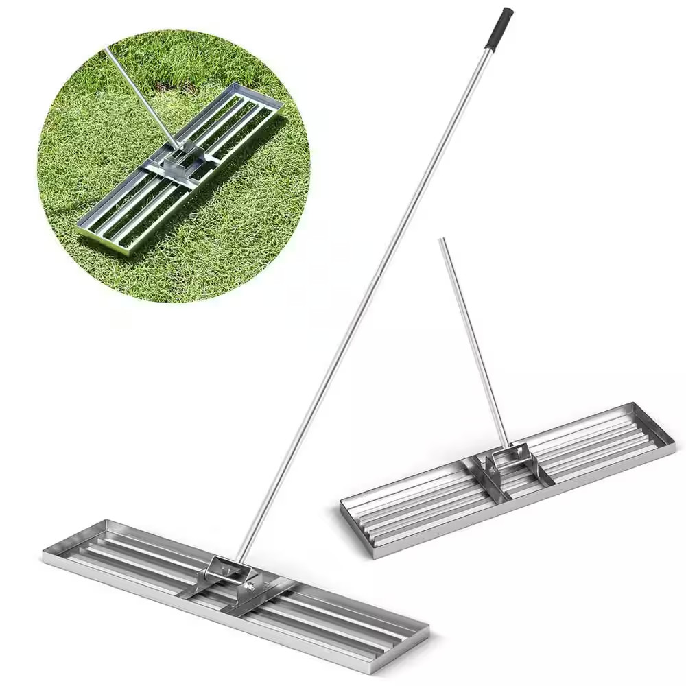 Lawn Leveling Rake 67 In. X 42 In. X 10 In. Heavy Duty Level Lawn Tool for Garde