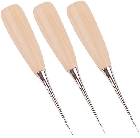 3 Piece Leather Stitching Awl Tool Set