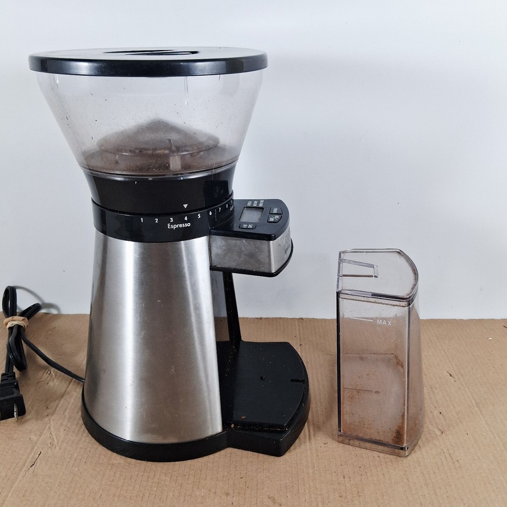 Cuisinart Conical Burr Grinder CBM-18C Programmable Coffee Mill LCD Screen