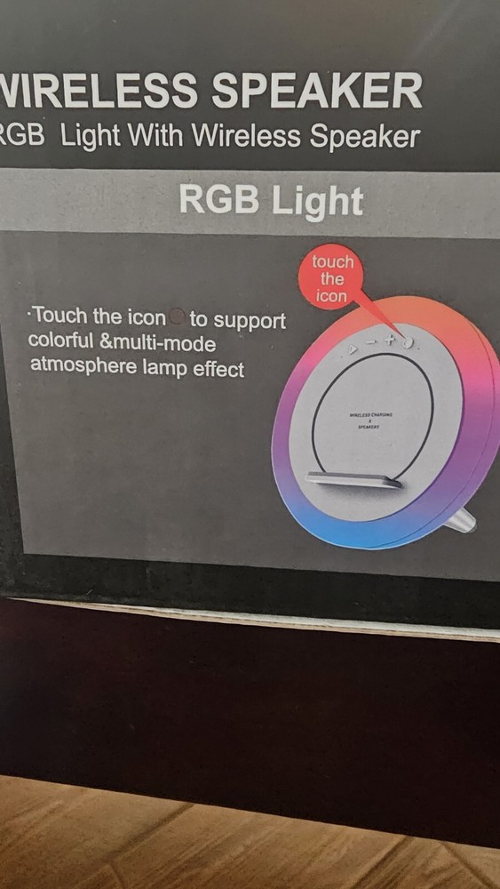 Wireless Speaker With RGB Light Gift