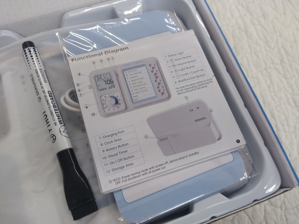 Task Timer Planning Board Visual Timer Kids Daily Chore Checklist