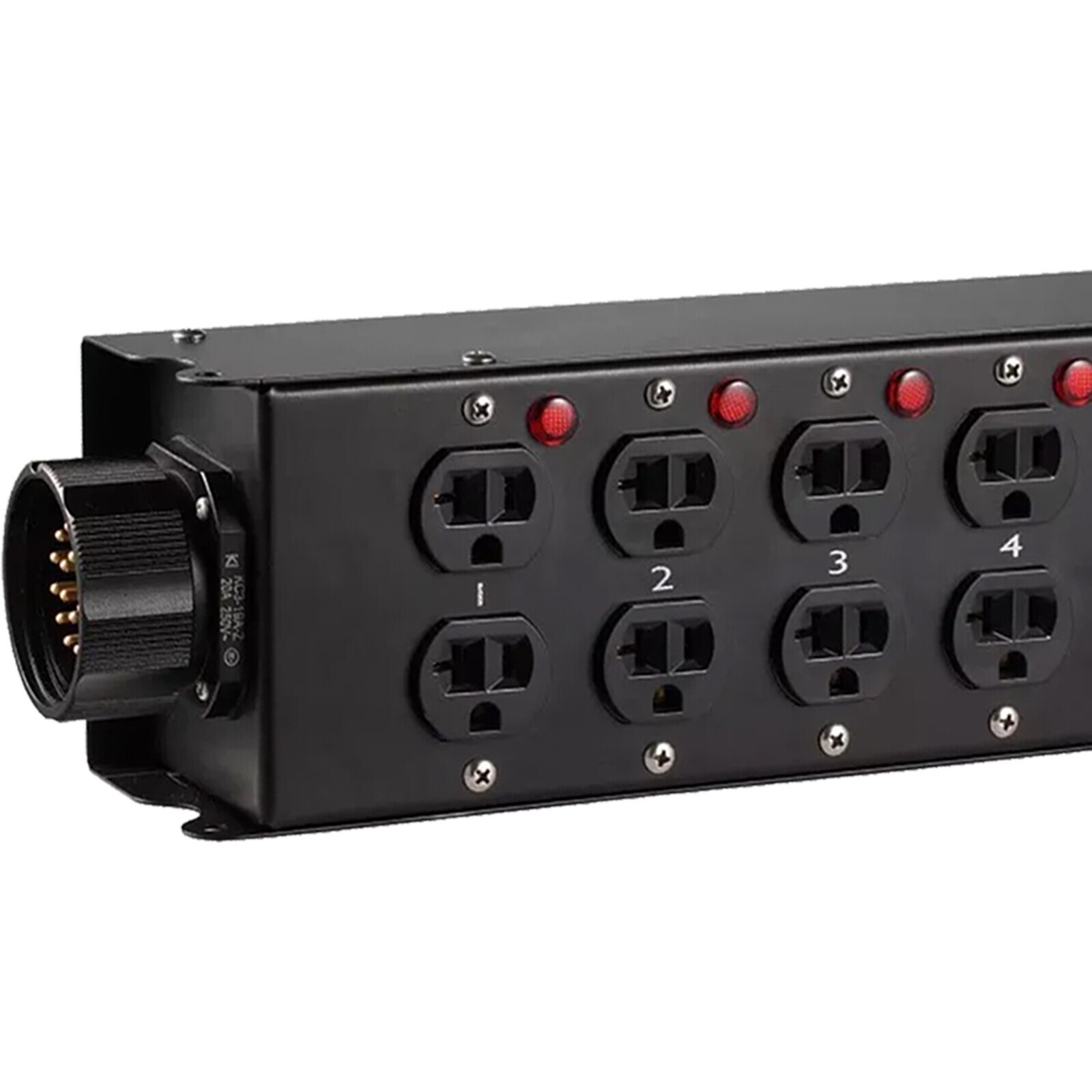 Socapex 19pin To 12x Edison Power Distro Box for Stage DJ Lighting Distribution
