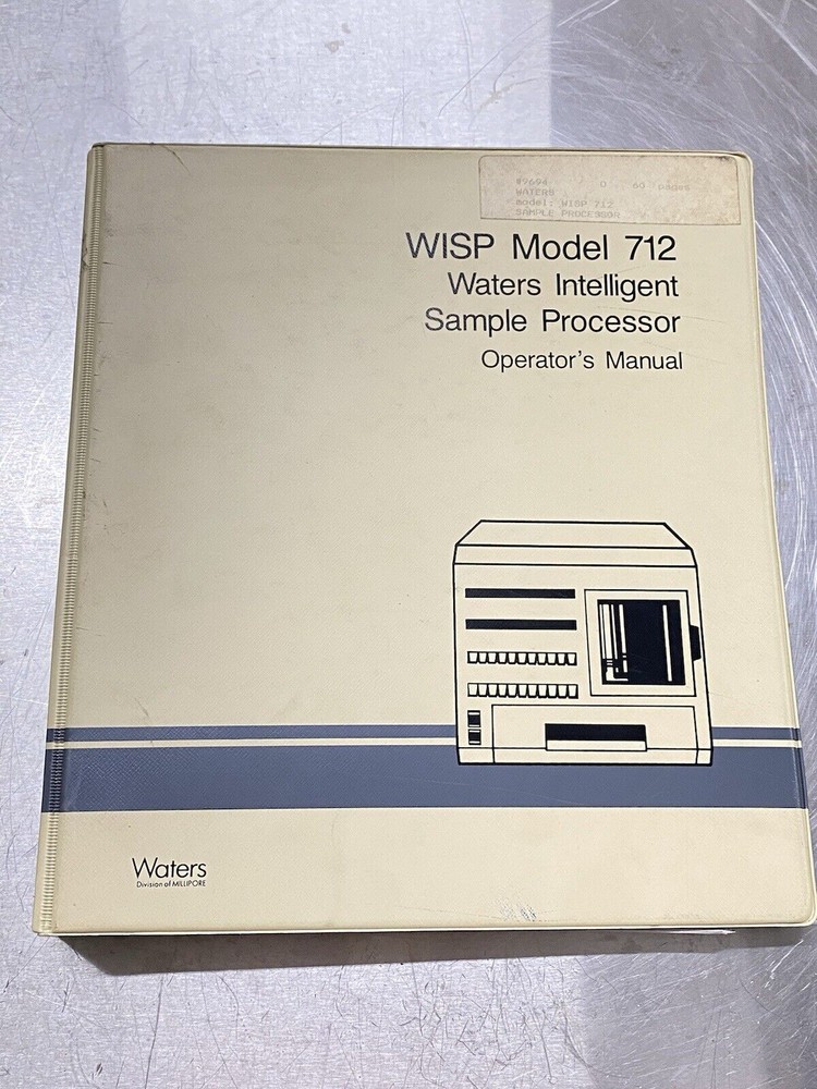 Waters WISP 712 Waters Intelligent Sample Processor - Users Guide / Manual