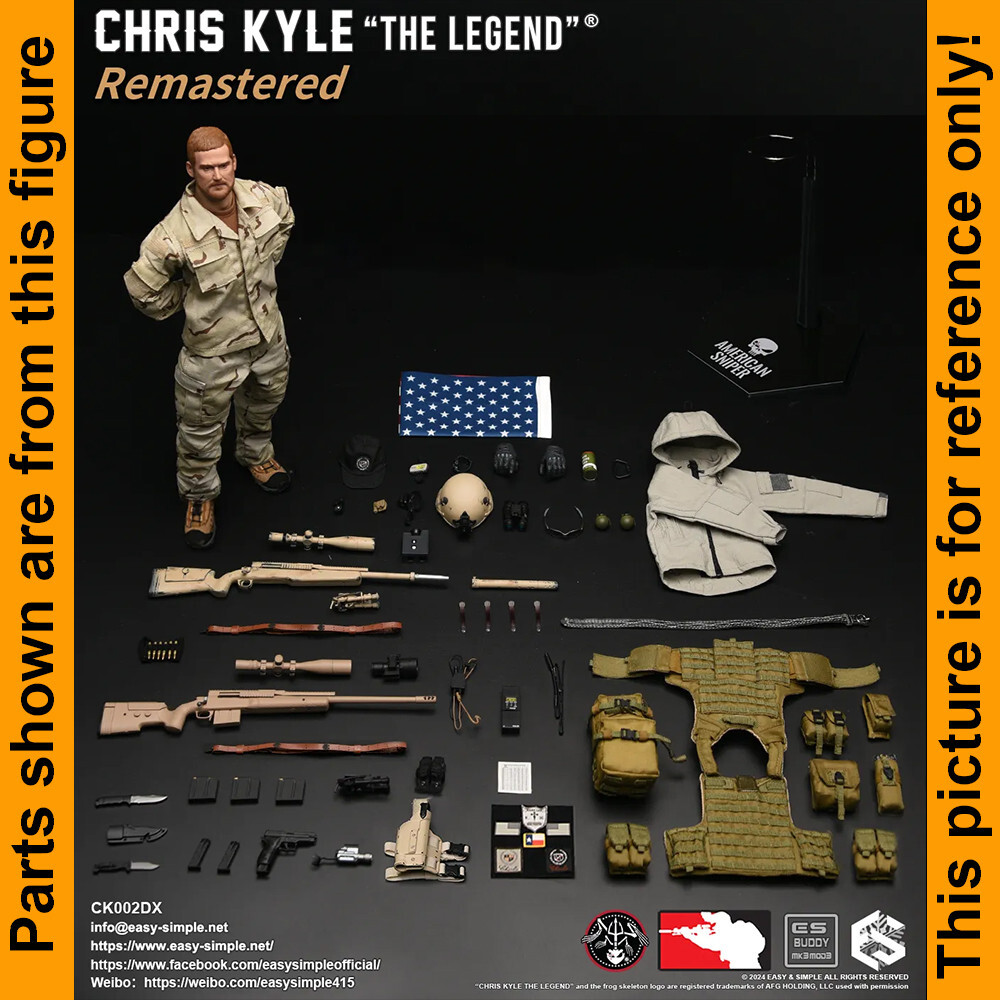 Chris Kyle Remastered - American Sniper Patch 1:1 Scale Easy Simple
