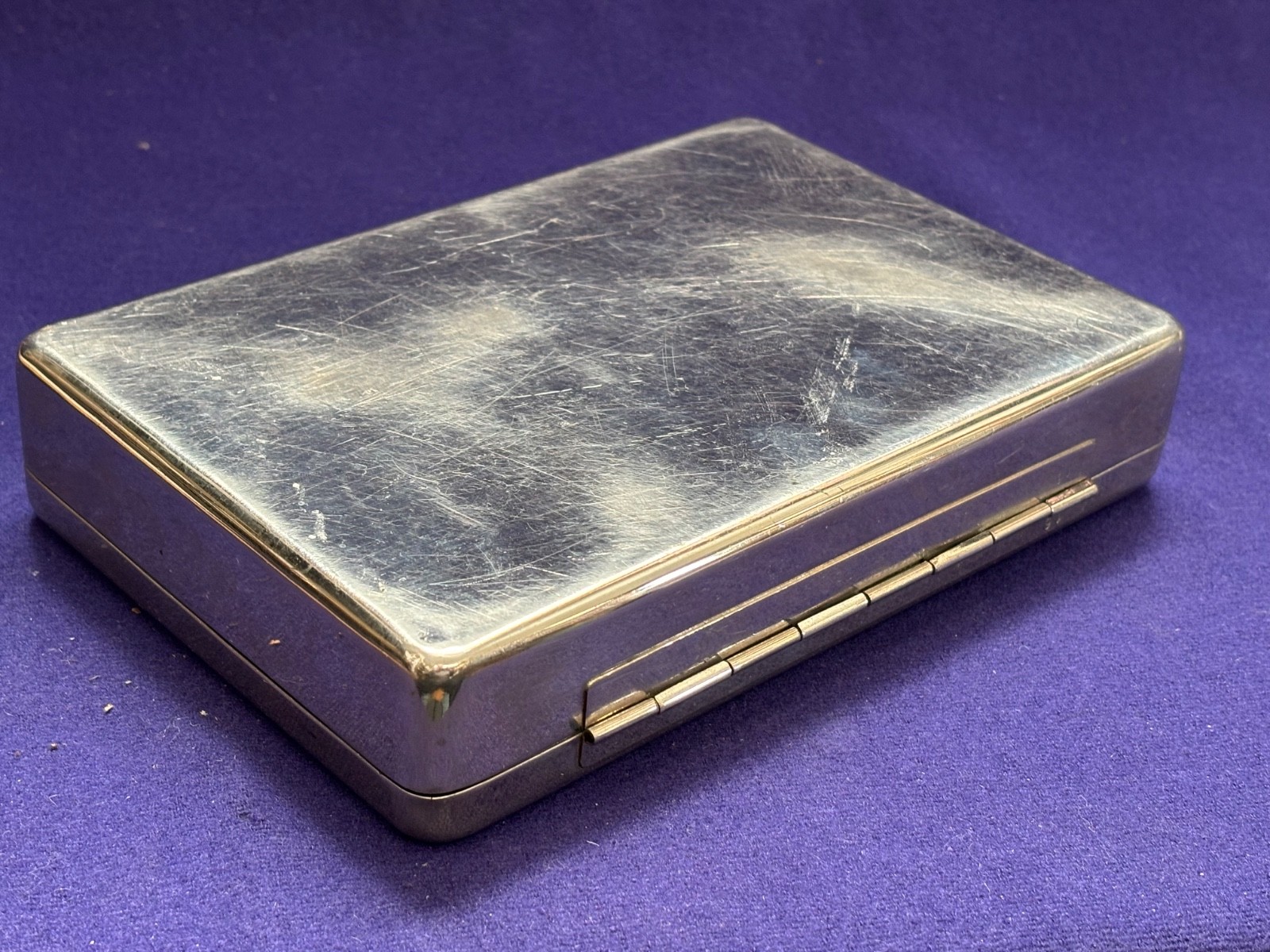 ANTIQUE VINTAGE ART DECO STEEL BOX ACUPUNCTURE KIT DISPLAY ONLY OLD ESTATE FIND