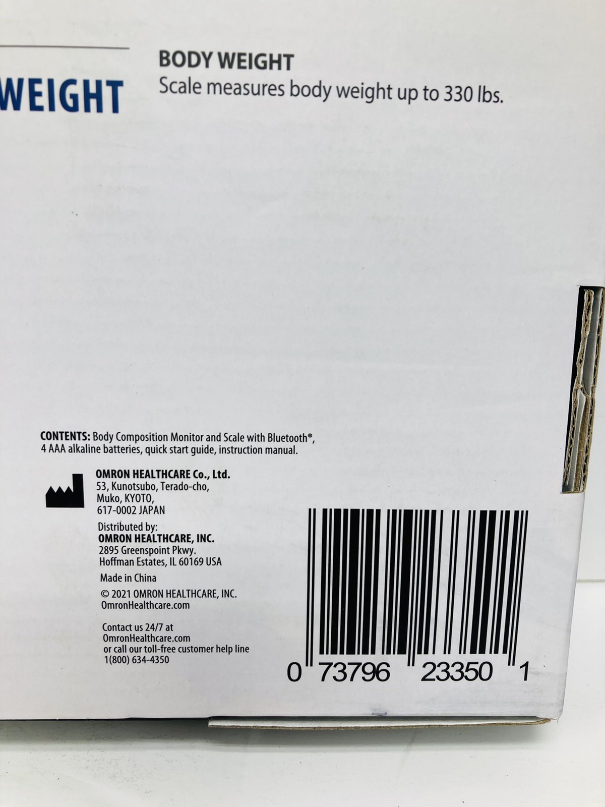 Omron BCM-500 Bluetooth Body Composition Monitor and Scale - Black