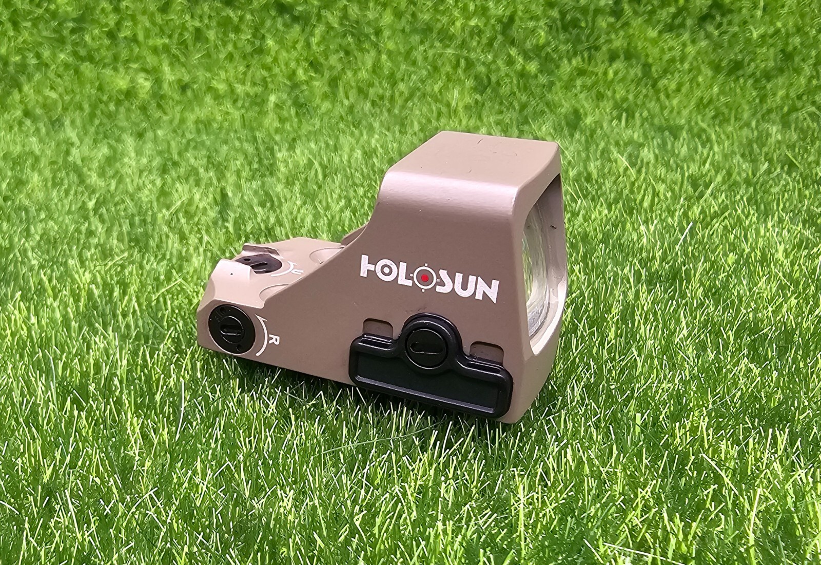 Holosun Classic Open Reflex Red Dot Sight 6 MOA Dot, FDE - HS407K X2 FDE