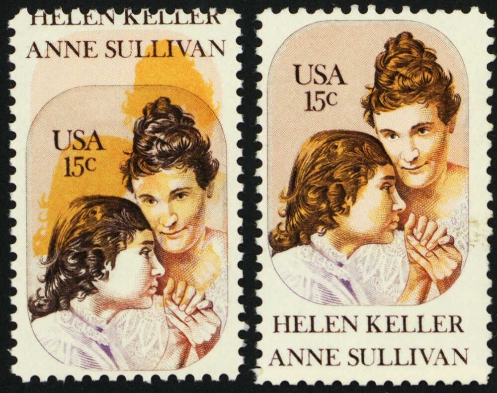 1824, 15¢ Dramatic Color Shift Error With Normal Mint NH - Stuart Katz