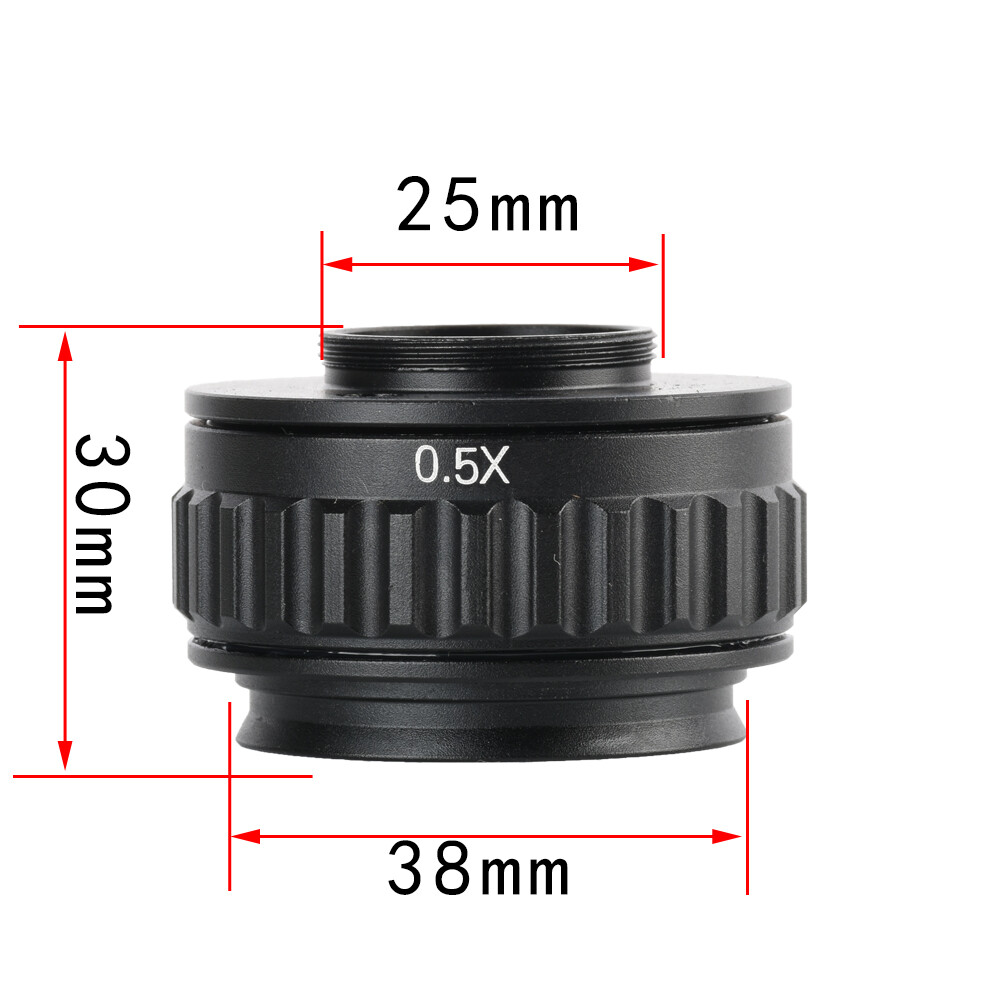 KOPPACE 0.5X CTV Trinocular Stereo Microscope C-mount Interface 25mm Adapters