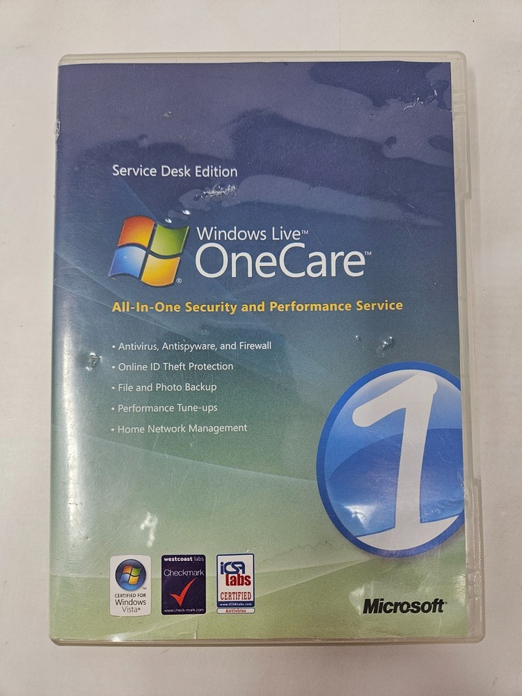 Windows Live One Care Microsoft Antivirus PC 2007