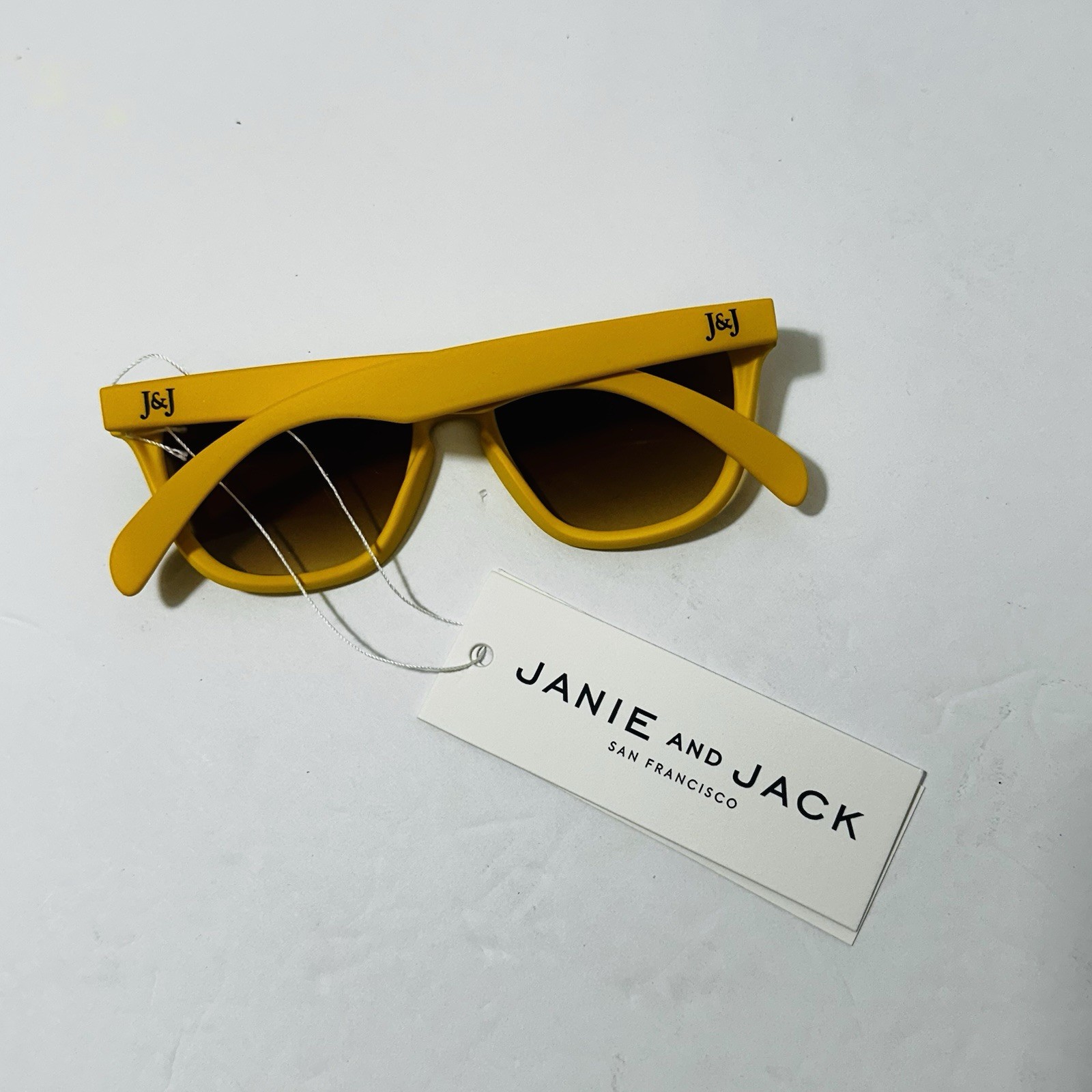 NEW Janie and Jack Yellow Unisex Sunglasses 2-4 years