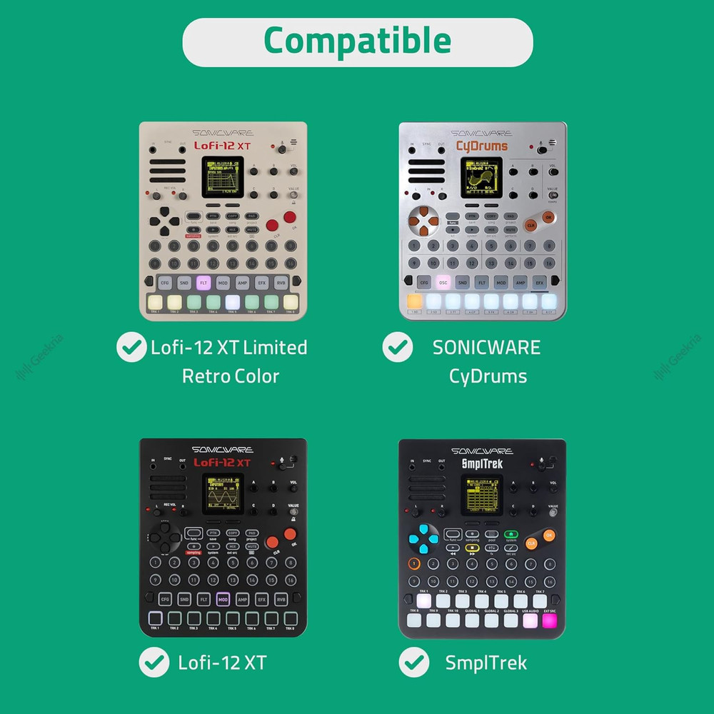 Audio Interface Carrying Case Compatible SONICWARE Lofi-12 Xt/Limited Retro Hard