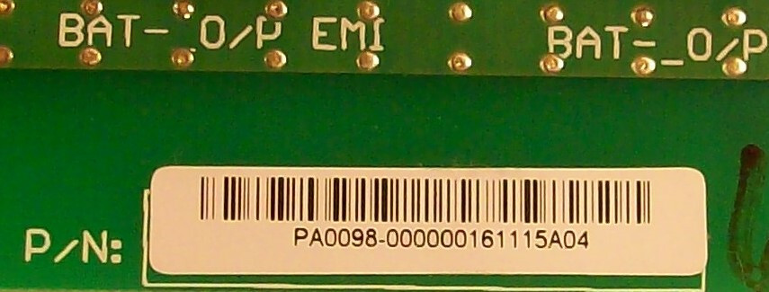 Powerware 9E 20-30kVA Fuse Board