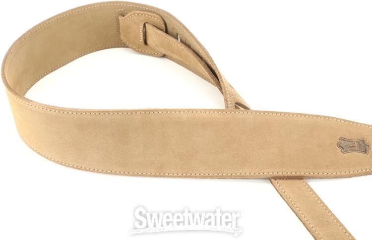 Levy's MS26 Suede Guitar Strap - Sand