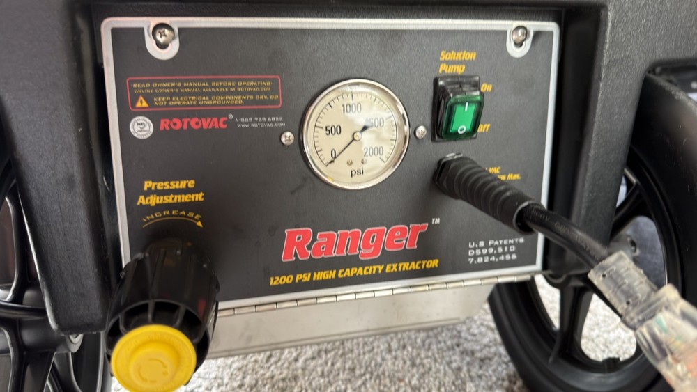 Carpet Cleaning Machine + Tile & Grout System –Rotovac 360i - Complete Setup