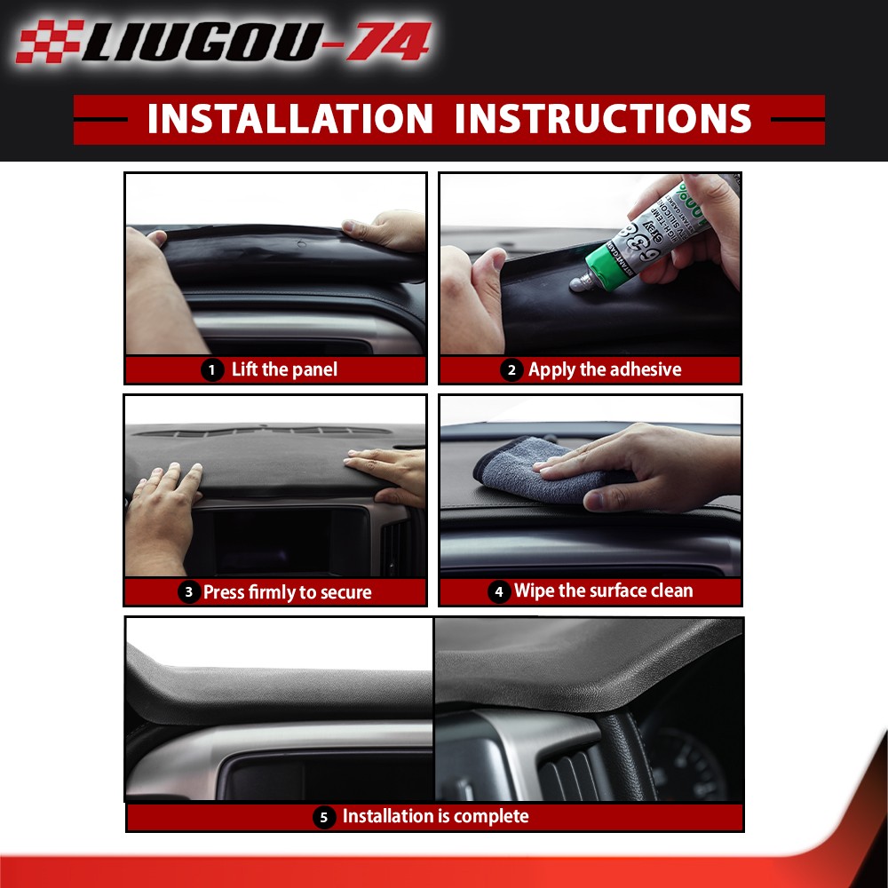 Upper Dash Panel Grille Cover Cap Brown Fit For 07-13 Escalade Silverado Sierra