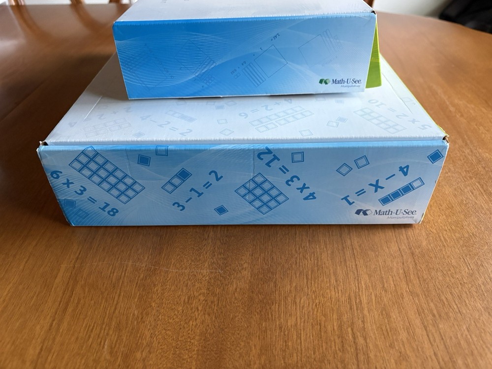 Math-U-See Integer Block Kit AND Algebra/Decimal Insert Kit Homeschool Math