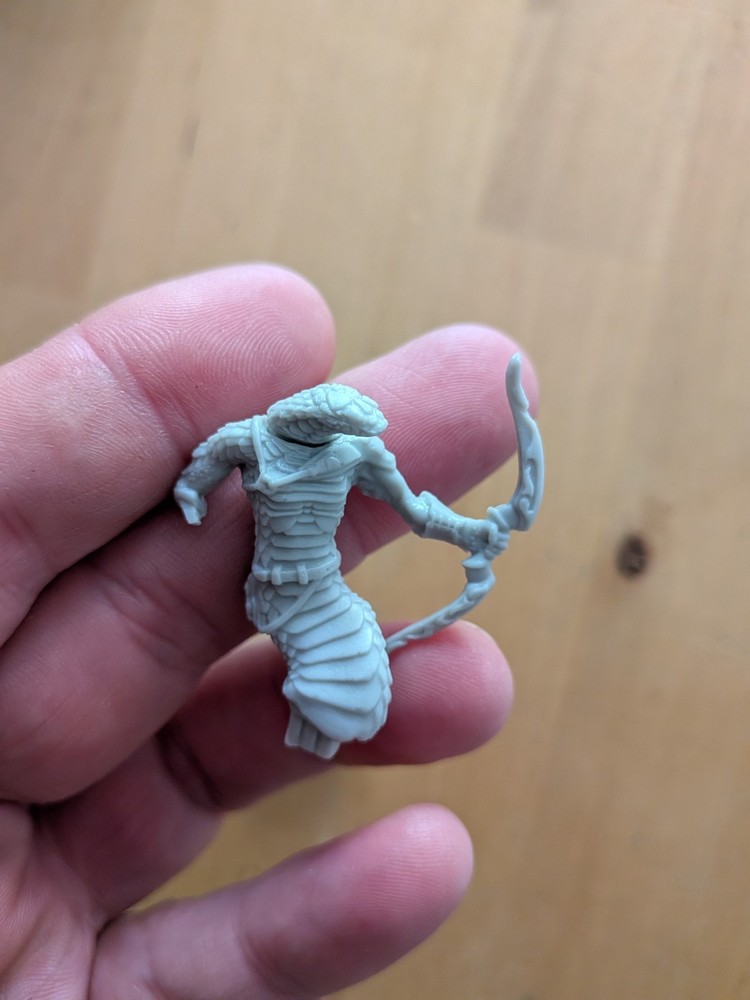 Reaper Bones 4 Nagendra With Bow Snakemen