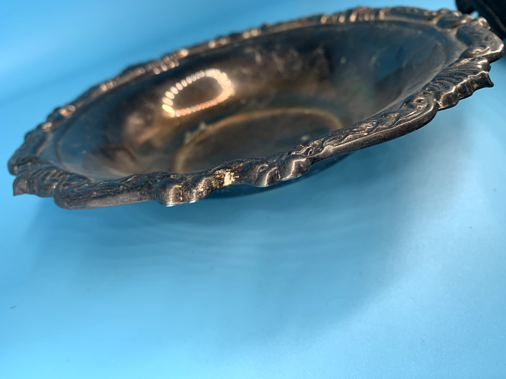 Vintage Silver Plate Compote Candy Nut Dish Taunton Silversmiths Ltd. Sheridan