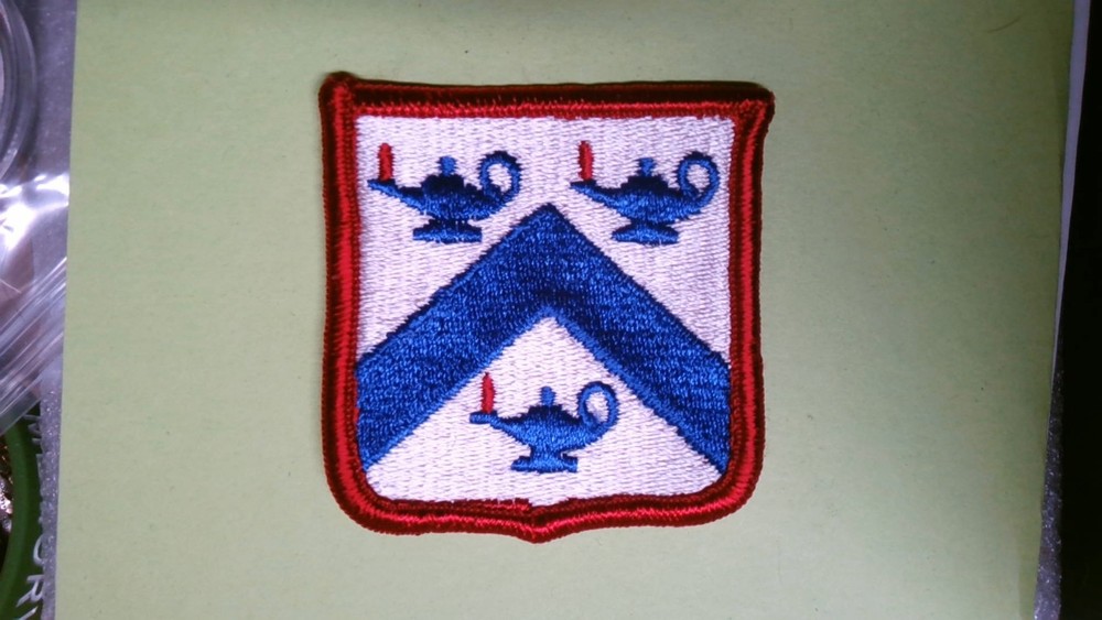 MILITARY PATCH SEW ON COLORED US ARMY COMMAND AND GENERAL STAFF SCHOOL