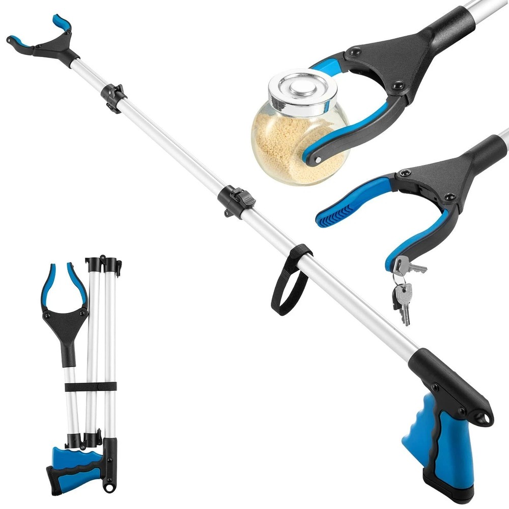 43 Inch Extra Long Grabber Tool Foldable Reaching Tool Grabber Pickup Tool