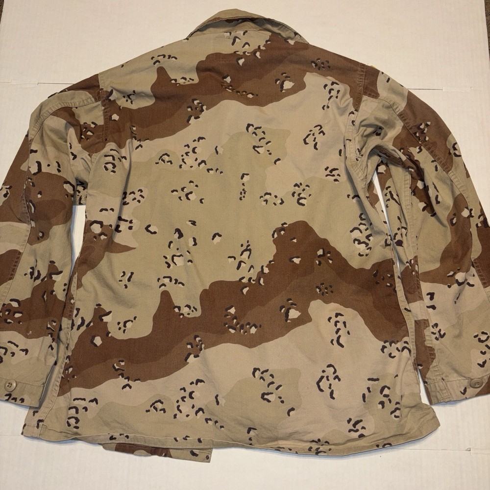 US Army Desert Storm Camouflage Jacket Medium Spearhead Patch