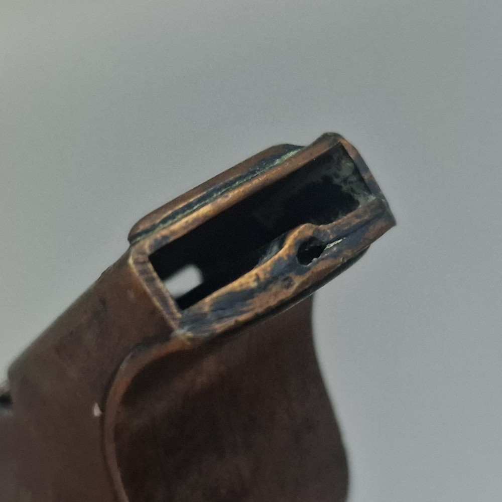 Vintage Copper Whistle with Ring