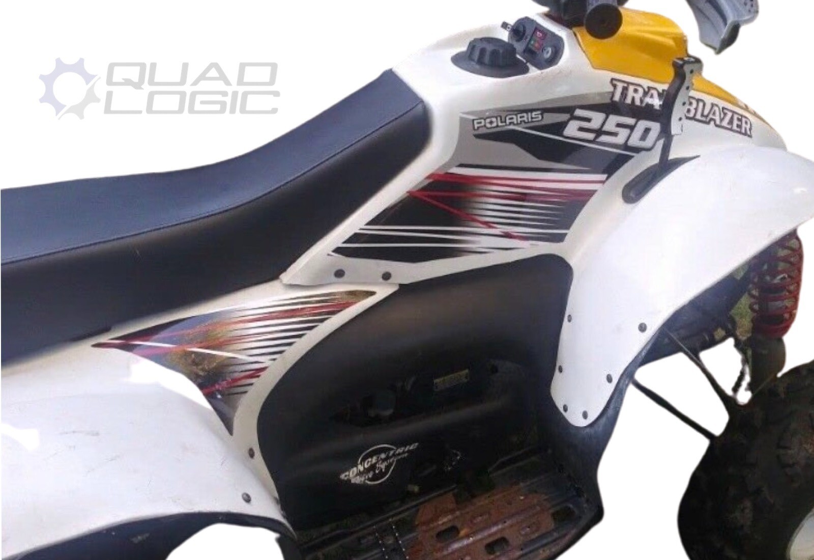 Polaris Scrambler 400 500 Trailblazer 250 (1995-2005) Body Decals Graphics Kit