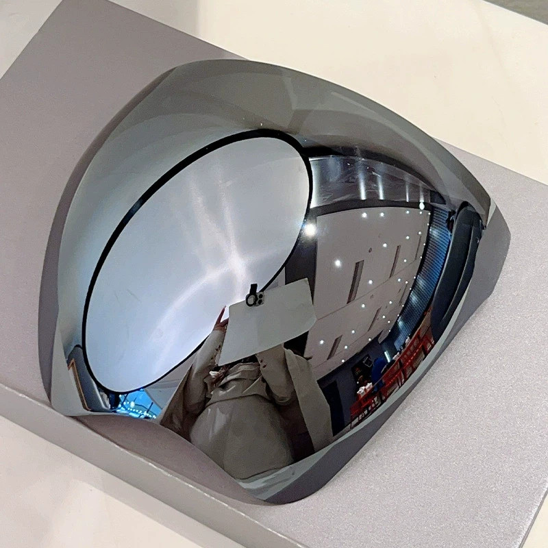 Silver Coated Protective Surface Large Mirror Reflection Goggles Full Face Mask