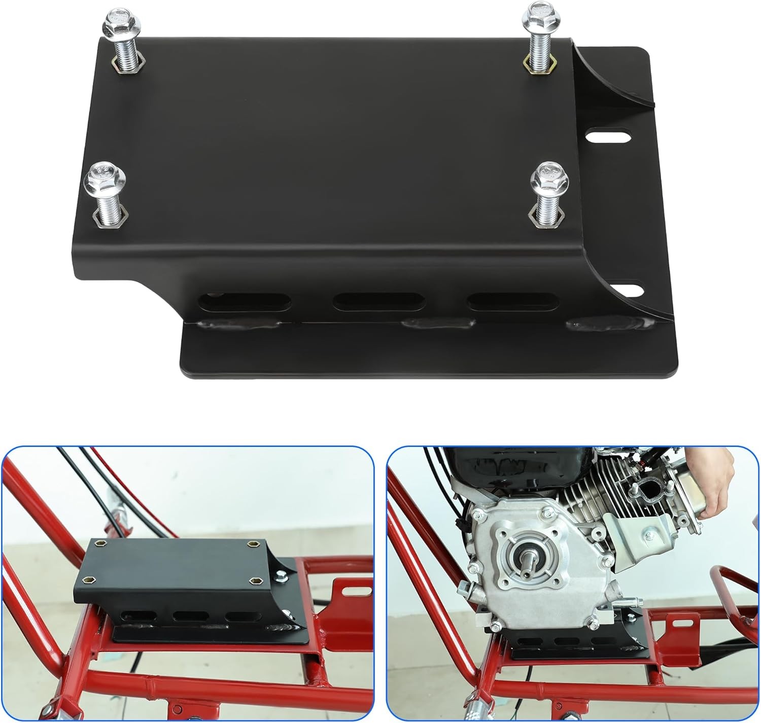 Torque Converter Motor Riser Plate Mount for Predator 196/ 212cc Engine Coleman