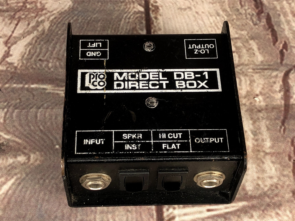 Pro Co Model DB-1 Direct Box Made in USA
