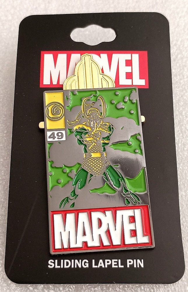 Loki Marvel Loki Sliding Lapel Hat Pin New NOS MIP