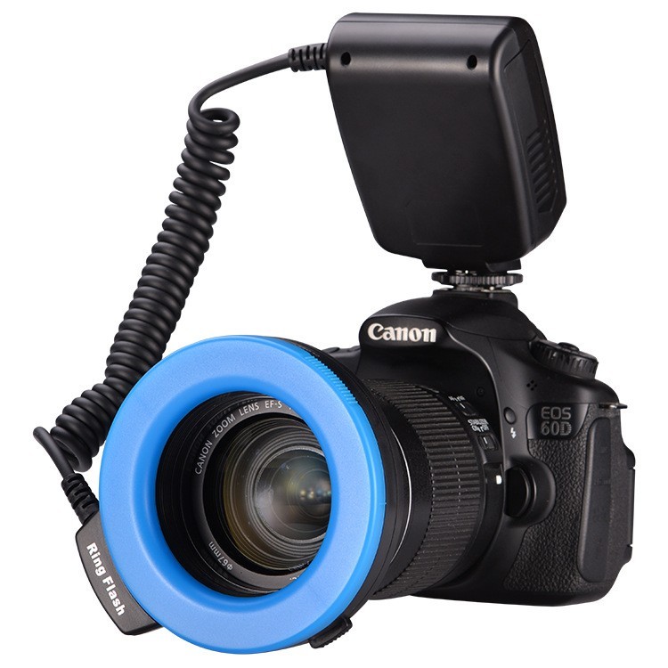 Macro LED Ring Flash Light Speedlight Speedlite for Canon Nikon Sony Panasonic-