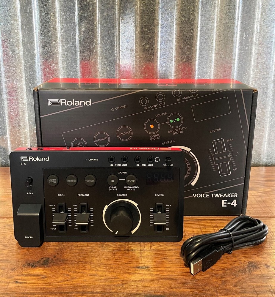 Roland E-4 AIRA Compact Voice Tweaker Vocal Looper Harmonizer Vocoder