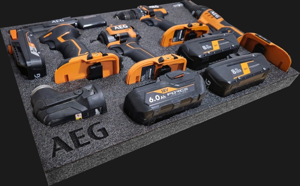 EGO shadow foam tool tray insert storage organizer toolbox tool kit set