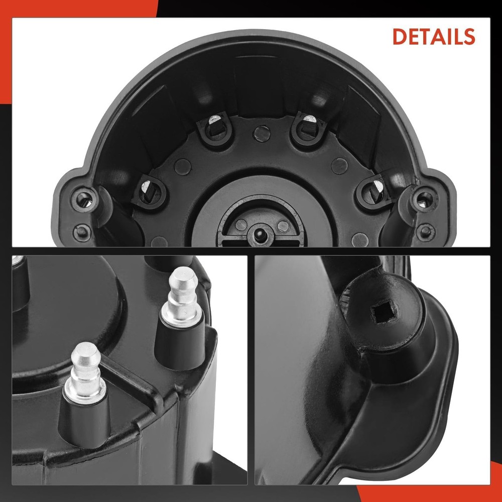 A-Premium Ignition Distributor Cap Compatible with GMC, Chevy & Cadillac...