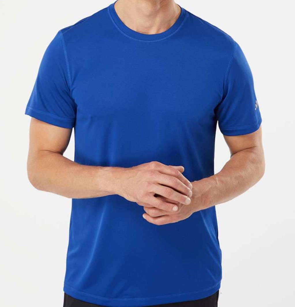 NEW Adidas A376 Mens Sport Golf T-Shirt Crewneck UPF 50+ 50% Off Retail
