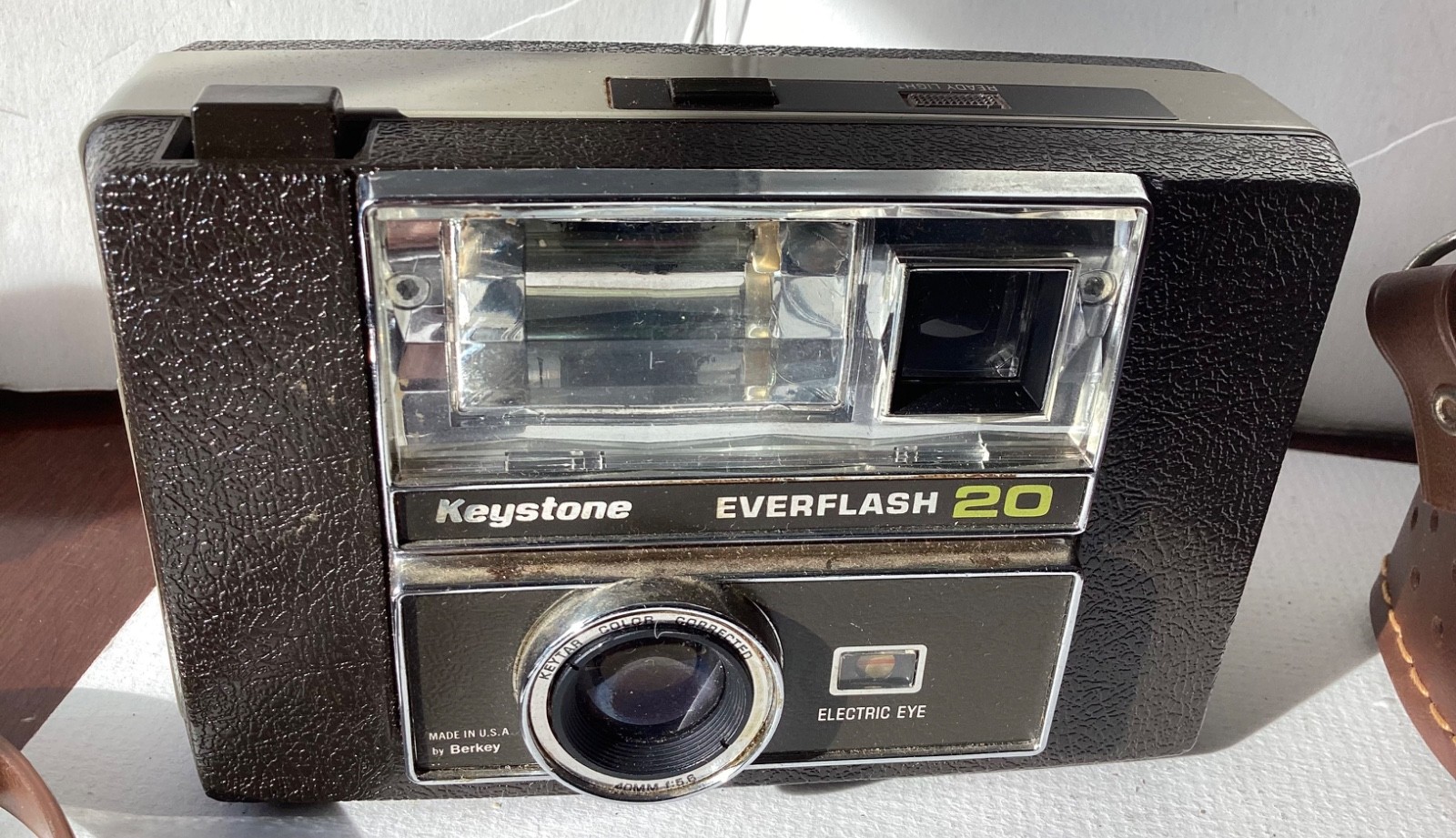 Vintage KEYSTONE Everflash 20 Instant Flash 126 Film Camera Manual Box with case