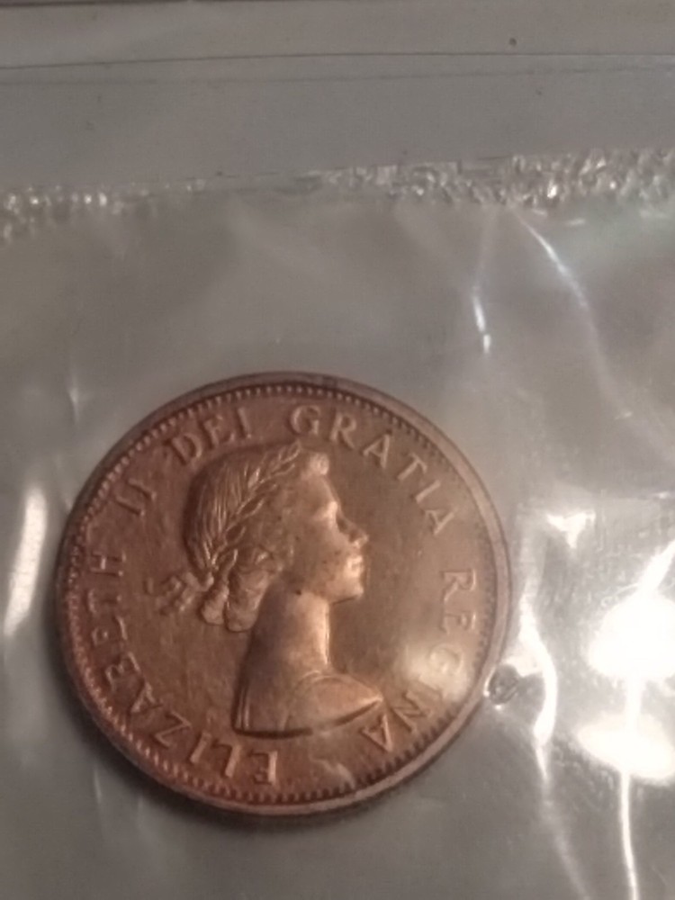 1961 CANADA, 1 CENT, PROOF-LIKE (P/L) IN MINT CELLO,