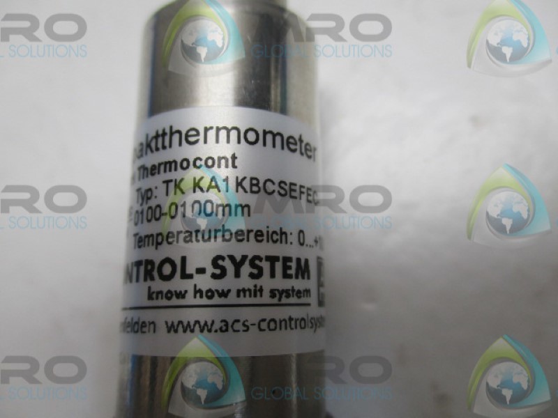 ACS CONTROLS SYSTEM TKKA1KBCSEFEC-0100-0100M THERMOMETER NSNP