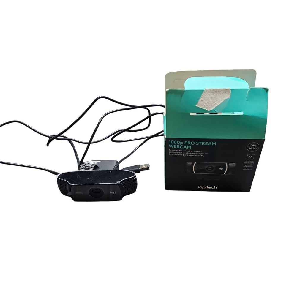 Logitech V-U0028 1080p Pro Stream Webcam Autofocus 30fps USB