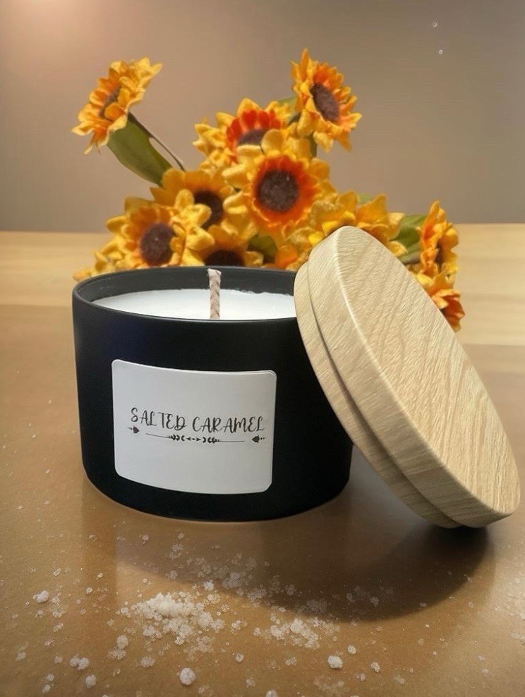 Scented Salted Caramel candle