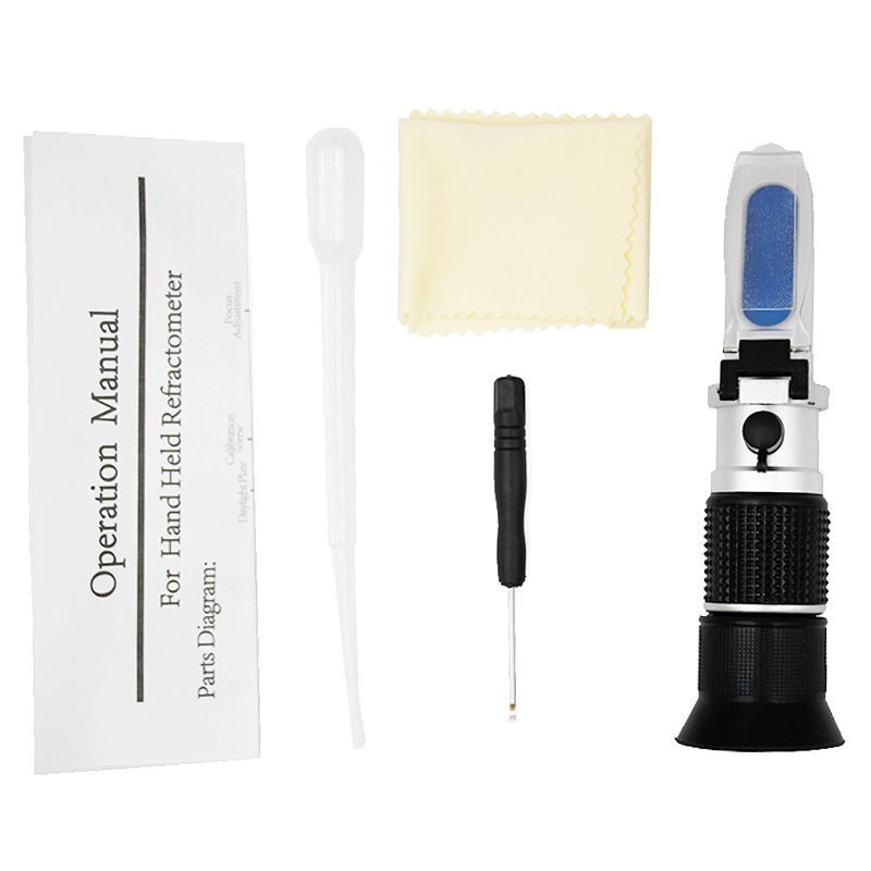 58~90% Honey Brix Refractometer Handheld Portable Refractometers with ATC