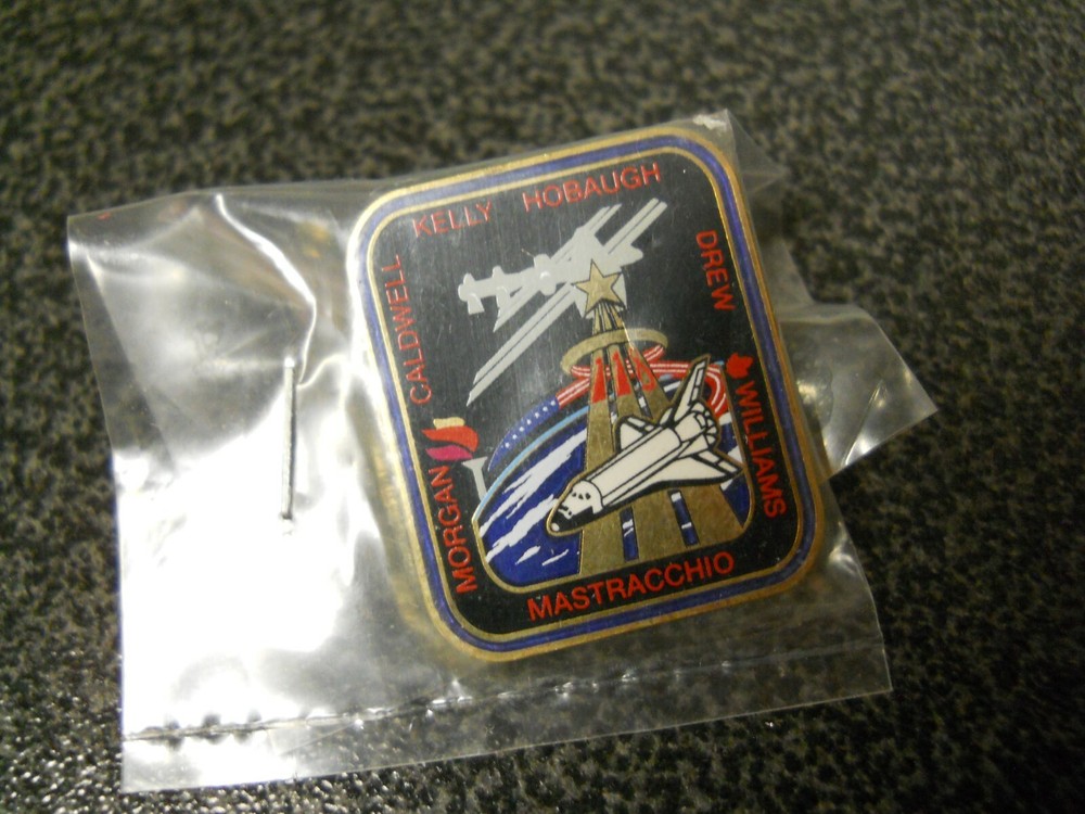 NASA Space Shuttle Mission STS-118 Lapel Hat Pin Back