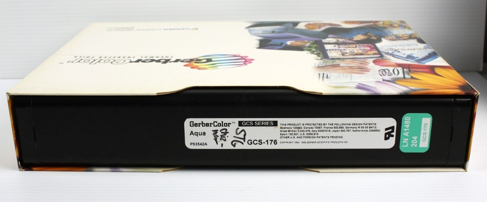Gerber Edge LE 1 & 2 Thermal Transfer Foil AQUA GCS-176 Used
