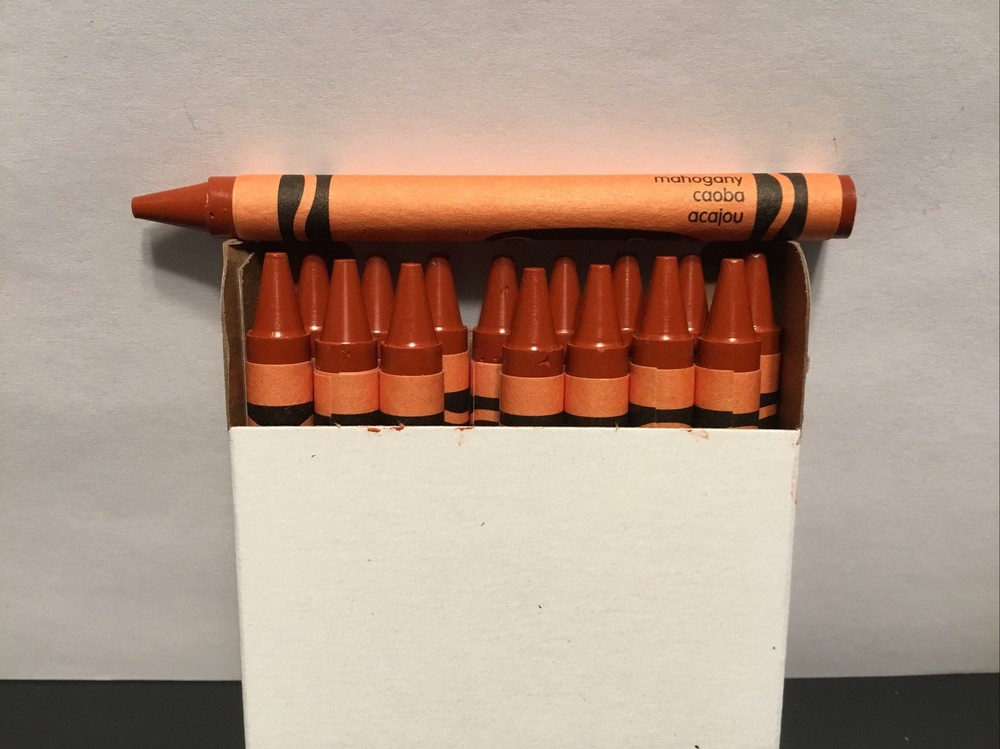 (16) Crayola Crayons (mahogany) BULK