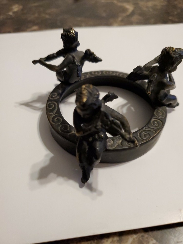 3 Cupid Heavy Marble Globe