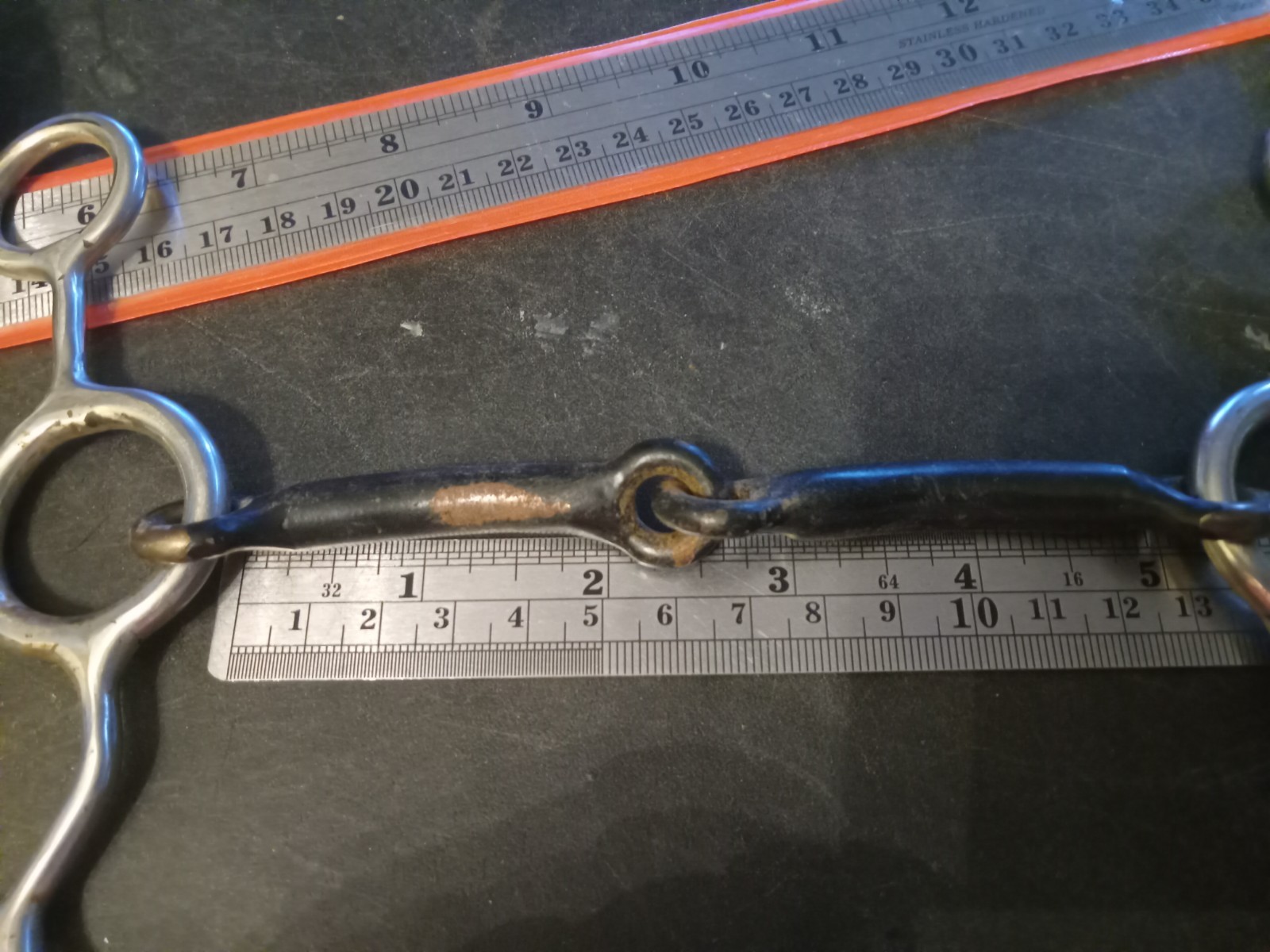 used Jr cowhorse bit 5 in sweet iron mouth